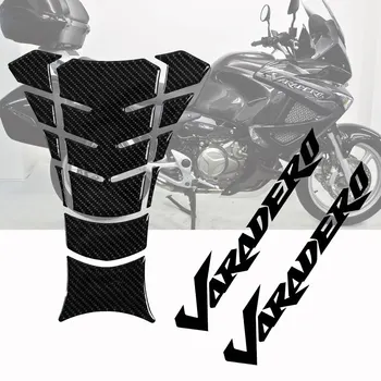 3D Смола, карбоновое волокно, Накладка на бак мотоцикла, Светоотражающая Эмблема, Наклейка с логотипом для Honda XL125, XL250, XL1000, наклейки Varadero