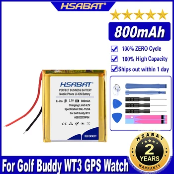 Аккумулятор HSABAT AEE622530P6H 800mAh для GPS-часов Golf Buddy WT3