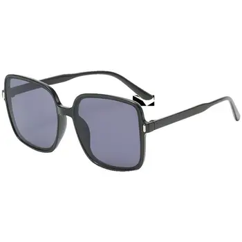 Защита от UV400, уличные женские очки, Летние негабаритные квадратные солнцезащитные очки, Модные солнцезащитные очки, Винтажные тонированные очки