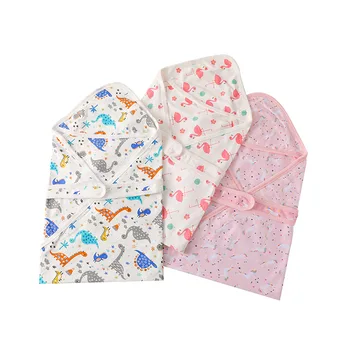 Хлопчатобумажный спальный мешок для новорожденных, детские Пеленальные одеяла, регулируемый спальный мешок для новорожденных, Муслиновое одеяло