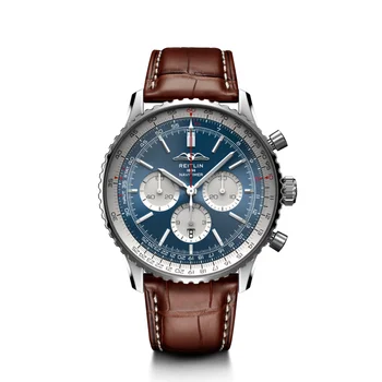 Роскошные брендовые часы 01 серии Casual Fashion, мужские деловые смарт-часы, Многофункциональный хронограф, водонепроницаемые Спортивные часы 2023 г.