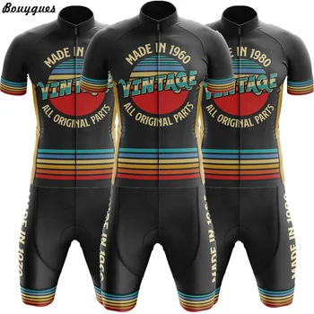 2023 Новые ретро мужские комплекты из джерси для велоспорта для триатлона с коротким рукавом Maillot Ropa Ciclismo, Велосипедная одежда для спорта на открытом воздухе, велосипедные рубашки