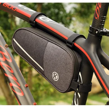 Сумка для горного велосипеда, принадлежности для верховой езды, Брезентовый удлиняющий комплект верхней трубчатой балки, треугольный комплект большой емкости, велосипедная сумка