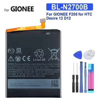 Сменный Аккумулятор BL-N2700B для GIONEE F205 для мобильного телефона HTC Desire 12 D12 2730 мАч