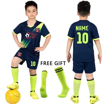 2023, Детская футбольная форма для мальчиков и девочек, футбольная спортивная форма на заказ, спортивный костюм из джерси для мальчиков, детский футбольный костюм, Носки