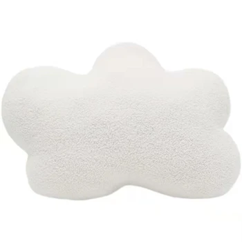 1шт 50 см Супер Мягкая плюшевая подушка в виде облака, набитая подушка в форме облака, Белое облако, декор для комнаты, Подушка для сидения, подарок