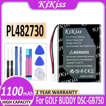 Оригинальный Аккумулятор KiKiss PL482730 1100 мАч для GOLF BUDDY DSC-GB750 DSC-GB900 Voice 2 Voice2 GPS Дальномер Plus VS4 YK372731