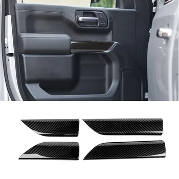 Наклейки на панели для Chevrolet Silverado 1500 GMC Sierra 1500 2019-2022, ABS из углеродного волокна
