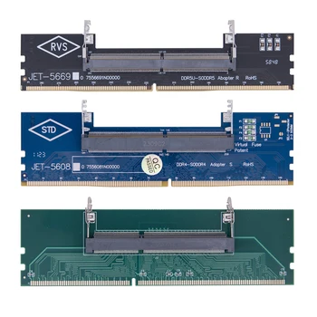 DDR3 DDR4 DDR5 Ноутбук Адаптер Памяти для настольного компьютера Карта SO-DIMM Для ПК Карта DIMM Памяти RAM Разъем Адаптера Тестер