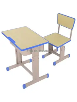 Новые утолщенные столы и стулья для учащихся начальной и средней школы, учебный стол для занятий в школе, подъем учебного класса