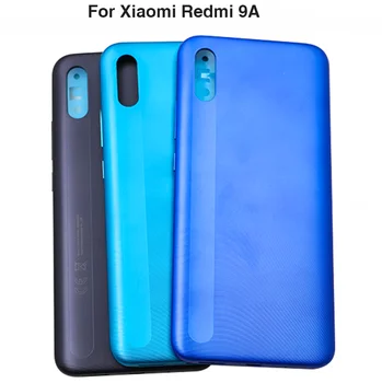 Задняя крышка Redmi9A для Xiaomi Redmi 9A Задняя крышка батарейного отсека Задняя дверь Корпус батарейного отсека Корпус шасси с кнопками включения громкости