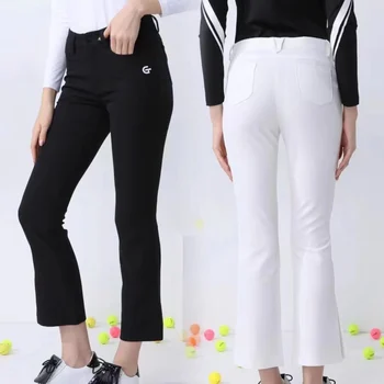 Женские брюки для гольфа Golfist, Летние уличные брюки, Высокоэластичная Мягкая быстросохнущая женская спортивная одежда для гольфа, женские раздельные брюки-капри