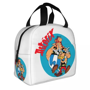 Астерикс и Обеликс, изолированная сумка для ланча, термосумка Asterix le Gaulois, переносной ланч-бокс, сумки для хранения продуктов, для работы и путешествий