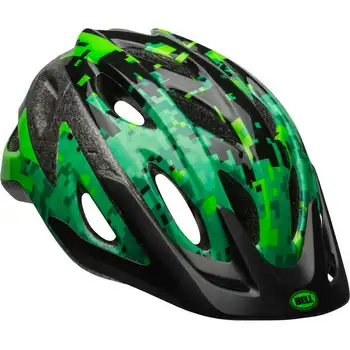 Молодежный шлем Sports Peak Green Pixels для мальчиков, , 8+ (54-58 см)