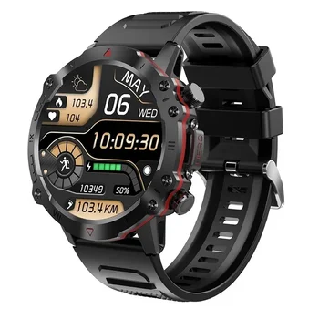 Смарт-часы D12, мужские наручные часы для спорта на открытом воздухе, 1,39-дюймовый экран, Bluetooth-вызов, монитор сердечного ритма, фитнес-трекер, умные часы