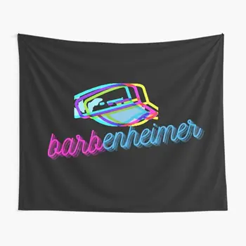 Гобелен Barbenheimer, декор из гобеленов, Красивое настенное полотенце для йоги, одеяло, декоративный коврик, цветной подвесной светильник