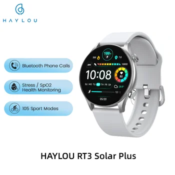 Умные часы HAYLOU Solar Plus RT3 Мужские часы Bluetooth Телефонный звонок IP68 Водонепроницаемые спортивные часы Smartwatch для телефона Xiaomi