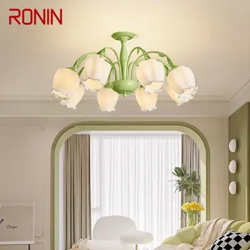 Современный Подвесной светильник RONIN Ретро Дизайн Подвесной Светодиодный Потолочный светильник Промышленная Креативная Веревка для домашней Спальни