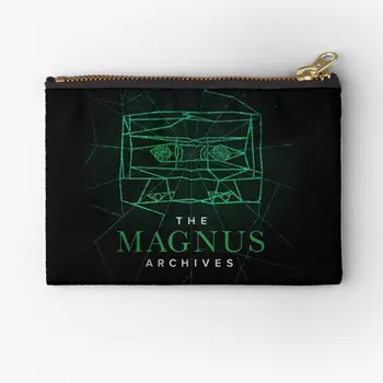 Логотип Magnus Archives, Сезон 5, сумки на молнии, нижнее белье, Косметическая монета, женская упаковка, сумка для денег, кошелек для хранения