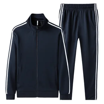 Мужская спортивная одежда 2023 года, Повседневная спортивная одежда, Куртка и брюки на молнии, Спортивная одежда из двух предметов, Новый осенний стиль