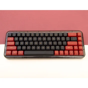 Черно-красный колпачок для клавиш Doubleshot CSA Profile 150 клавишных колпачков подходят для механической клавиатуры 61 68 71 84 87 98 100 104 RK MK