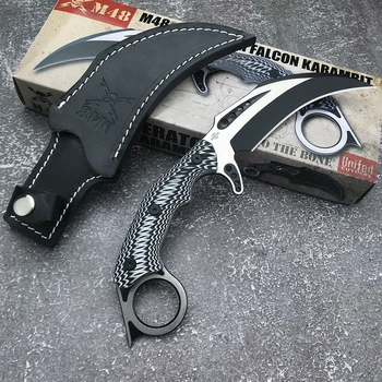 Ножи С Фиксированным Лезвием CS GO Claw Knives M48 Survival Охотничий Тактический Карманный Нож D2 Сталь G10 Ручка EDC Ножи Karambit Multi Tools