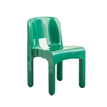 Скандинавские кофейные обеденные стулья, Современная пластиковая Белая кухня, гостиная, стулья для столовой, Новые шезлонги со спинкой, мебель для зала