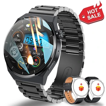 Для Huawei GT3 Pro NFC Смарт-часы Мужские AMOLED 390*390 HD Экран Частота Сердечных Сокращений Bluetooth Вызов IP68 Водонепроницаемые Смарт-часы 2023 НОВЫЕ