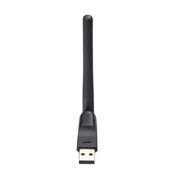 Мини-адаптер Wi-Fi 150 Мбит/с, беспроводная сетевая карта USB WiFi 2,4 ГГц 802.11 n/g/b с антенной 2dBi для настольного ПК, ноутбука