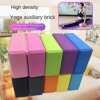 Набор блоков для йоги EVA, пояс для фитнеса Pilates Brick, набор для упражнений, блок для фитнеса, пояс для растяжки Brick, валик для йоги