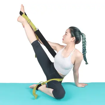 Ремень для растяжки ног для йоги Унисекс Тренажер для помощи при прогибе спины Тренажеры для пилатеса Ремень для задней части талии