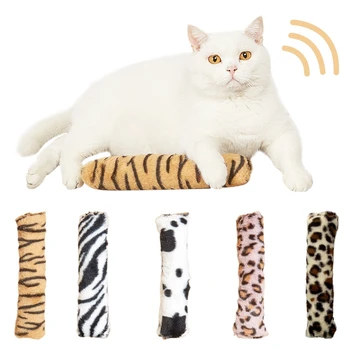Плюшевые игрушки для кошек, подушка с полосками кошачьей мяты, игрушка для кошек, палочка для кошек, интерактивная звучащая игрушка для кошек, Забавные принадлежности для кошек Hurones Juguetes