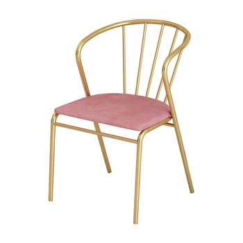 Роскошные обеденные стулья с золотыми ножками, Уникальные дизайнерские садовые современные обеденные стулья, Ресторанный полуприцеп-бар Cadeiras De Jantar Мебель для дома