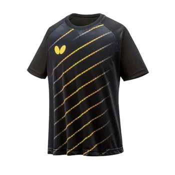 Новая быстросохнущая футболка для настольного тенниса, мужская футболка с логотипом, форма для бадминтона, комплект для мальчиков, женская футболка с воротником-поло