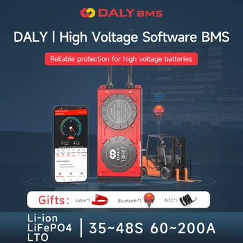 Daly Smart Bms Balance Board Литий-ионный аккумулятор LiFePO4 LTO 18650 Высокого Напряжения 84V 96V 108 V 132V 144V 156V 168 V 180 V 60A 100A 200A