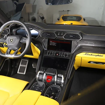 Для Lamborghini URUS 2018-2021 Полный набор аксессуаров из настоящего углеродного волокна для салонов автомобилей 18 комплектов LHD