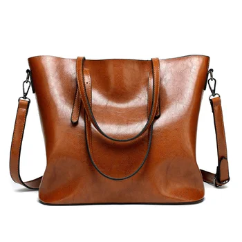 Женские кожаные сумки, женская винтажная сумочка, повседневная женская сумка, сумка-тоут, женская сумка через плечо, большая сумка-мессенджер.