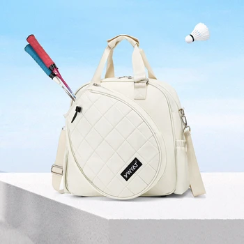 Теннисная сумка для женщин YWYAT большой емкости, модные белые аксессуары для спортивного тенниса, сумка для ракеток для бадминтона.