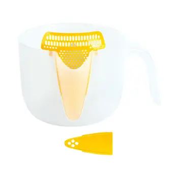 Фильтр Мерный Стаканчик Прочный Кухонный стакан для слива фруктов Чашка для мытья овощей И фруктов Мерная миска для жидкости Инструменты для выпечки кондитерских изделий