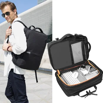 Мужские рюкзаки Подходят для 15-дюймового ноутбука с USB-подзарядкой, Многофункциональный Мужской многослойный рюкзак для космических путешествий, деловая сумка, мужская Mochila