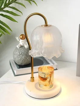Аромат Suzuki Fireless, украшение для дома, лампа для тающей свечи из закаленного мрамора
