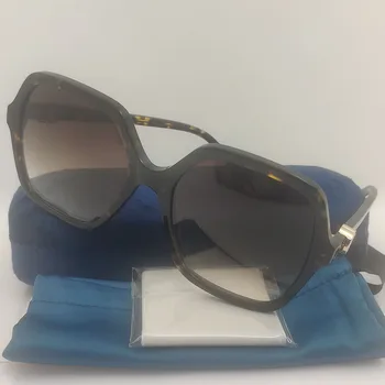 2023 Новые Трендовые Горячие продукты, Ацетатные Женские солнцезащитные очки для мужчин, черные Странные Брендовые дизайнерские очки в черепаховом стиле для девочек, квадратные солнцезащитные очки