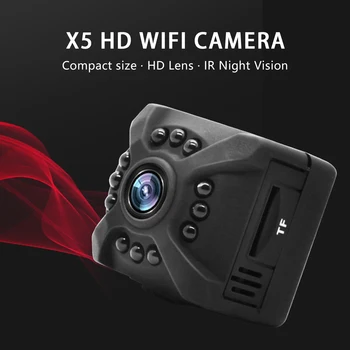 1080P HD мини wifi камера Удаленный мониторинг ИК ночного видения обнаружение движения Камера для домашней безопасности и защиты