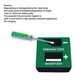 Намагничиватель Размагничиватель Ручные инструменты Инструмент для Магнетизма Отвертки Магнитное Оборудование для мастерской Высокое качество