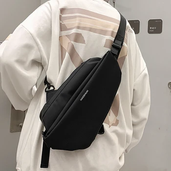 Модная водонепроницаемая дорожная сумка через плечо на ремне Мужская нагрудная сумка Мужская модная многофункциональная сумка через плечо