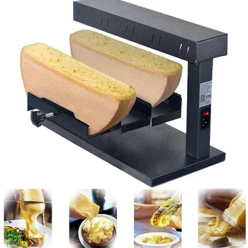 Электрическая машина для плавления сыра с двухколесным зажимом для сыра, коммерческая машина для разогрева сыра в западном ресторане, кафе