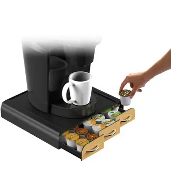 Выдвижной ящик K-Cup Держатель для кофейных стручков на одну порцию Выдвижной ящик, вмещает 36 предметов, Многоцветные приспособления Tapaderas de silicona, крышка для плиты, плита