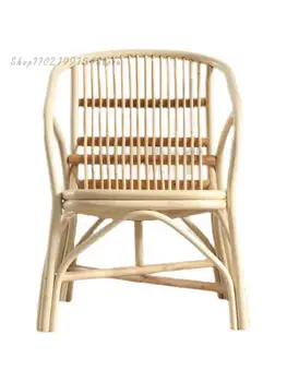 Балконные стулья из трех частей в скандинавском стиле, современные и контрактные, для отдыха старика, кресло-трость, ротанговое кресло