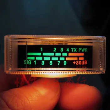 Индикатор сигнала уровня B-760 с подсветкой TX PWR DB Meter Электронный прибор + 3DB VU Level Meter Усилитель мощности Аудиометр