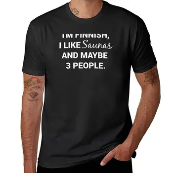 Новая забавная финская футболка Finland Suomi Sisu I Like Sauna, футболки для тяжеловесов, мужские графические футболки big and tall
